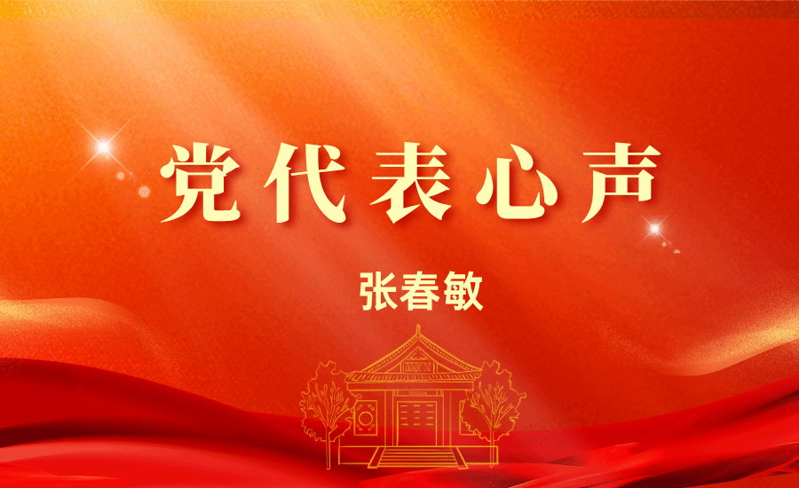【黨代表心聲】張春敏:立足本職崗位,以“踏石留印、抓鐵有痕”的勁頭,將黨代會精神貫徹落實(shí)到工作各個環(huán)節(jié)